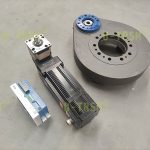 配置減速機(jī)和步進(jìn)電機(jī)控制器的直齒回轉(zhuǎn)驅(qū)動